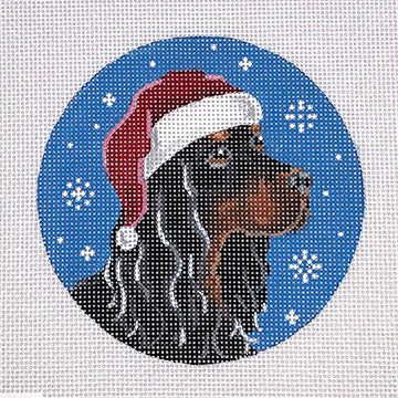 Gordon Setter Santa  DG24