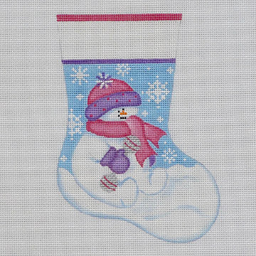 Snowbaby Girl Mini Stocking  MS07