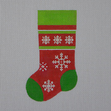 Snowflake Mini Stocking  MS11