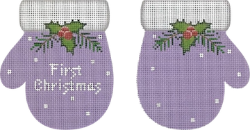 First Christmas Mittens  MT10