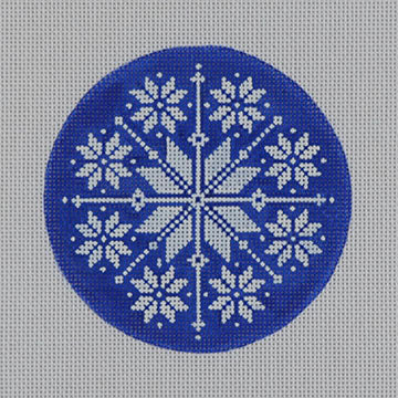 Blue Nordic Snowflake  NOR03