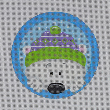 Peeking Polar Bear  NP06