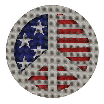 Patriotic Peace Sign  PA07