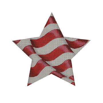 Waving Flag Star  PA16