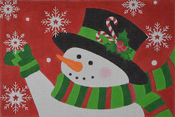 Candy Cane Snowman  SN40