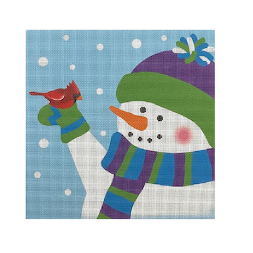 Jax Snowman with Cardinal  SN52