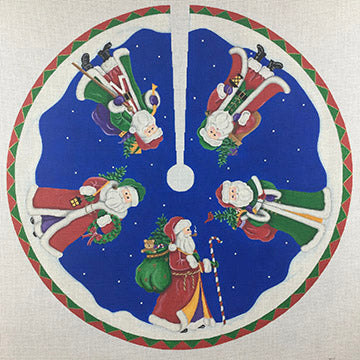 Old World Santa Tree Skirt  TS01