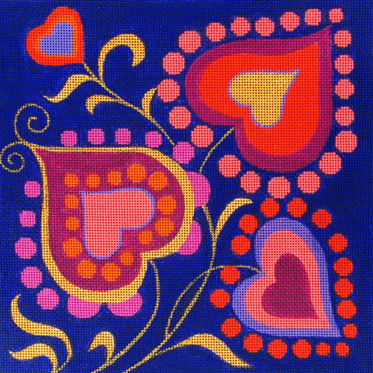Heart Flowers D8-146