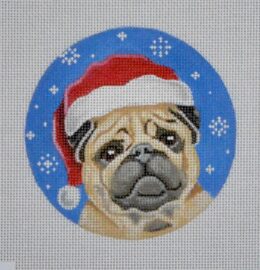 Pug Santa  DG15