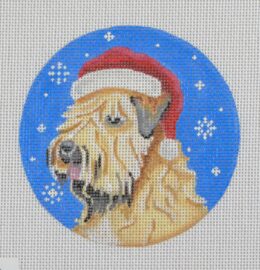 Wheaten Terrier Santa  DG22