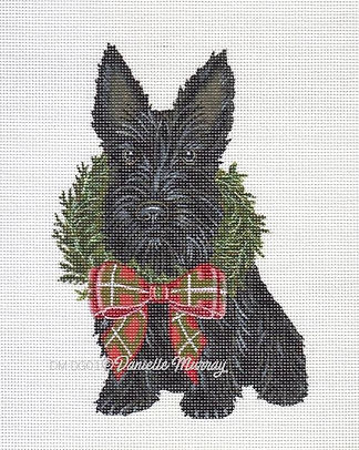 Dog: Holiday Scottie Ornament DMDG01A