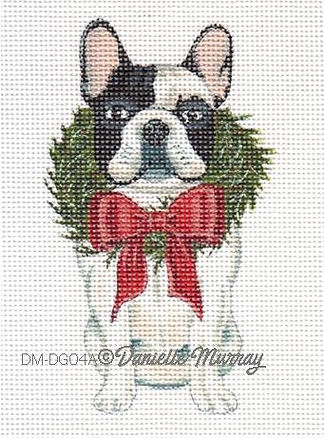Dog: Holiday Boston Terrier Standup DMDG04