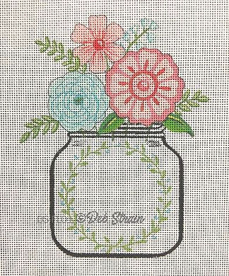 Floral: Mason Jar Floral DSFL01