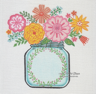 Floral: Mason Jar Bouquet DSFL02