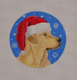 Yellow Lab Santa  DG04