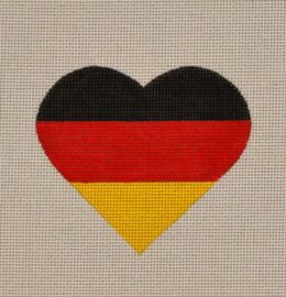 German Flag Heart  HT13
