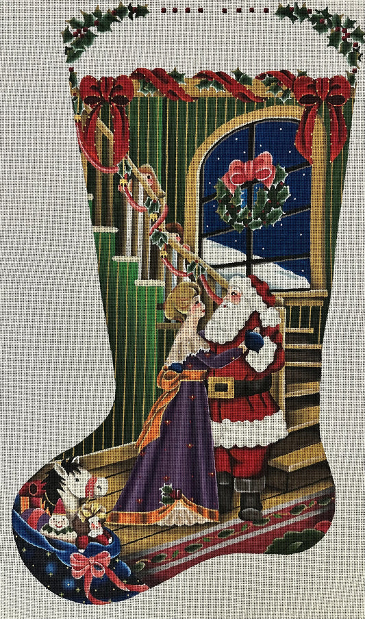 Dancing with Santa Stocking