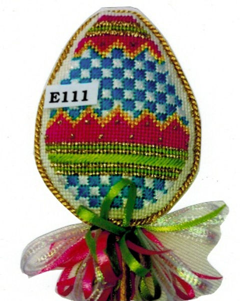 Checkerboard Egg E111