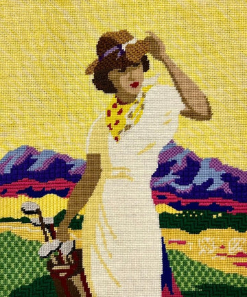 Vintage Golf Lady  PE171