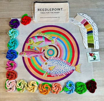 Fish On Rainbow Circles   AN526