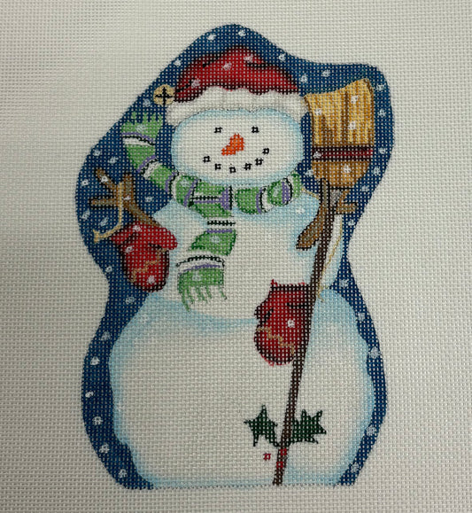 Snowman with Broom XO-30