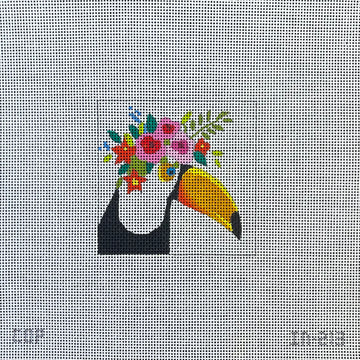 Tucan with Floral Crown  IN213