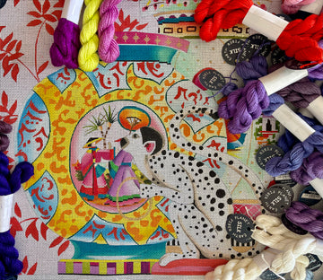 Monkey with Urns (Pink)  MC703