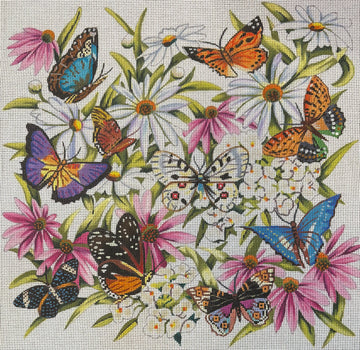 Butterfiles And Daisies  FF186B