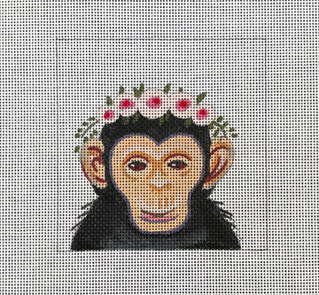 Monkey with Floral Crown  IN076