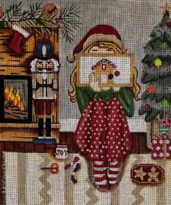 Christmas Stitching Girl GEP356