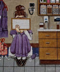 Essential Worker Stitching Girl GEP357