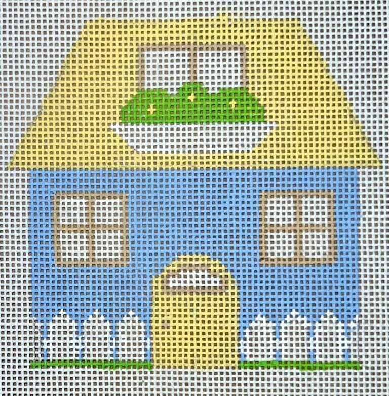 Cottage - Blue & Yellow  HB-406