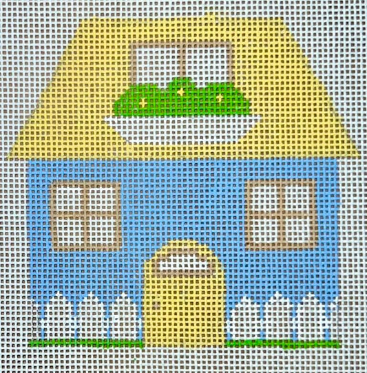 Cottage - Blue & Yellow  HB-406