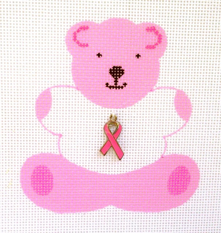 Pink Ribbon Teddy Pink HB-719