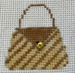 Mini Purse - Tan Stripes HB-76
