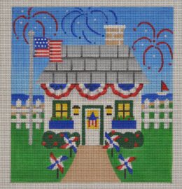 Patriotic Holiday House  HH04