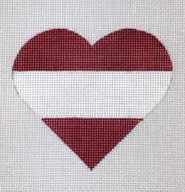 Austria Flag Heart  HT35
