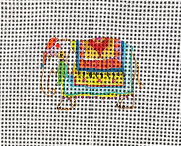 Elephant with Green Tassle  MC477