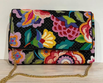 Large White Floral Panel  MC701