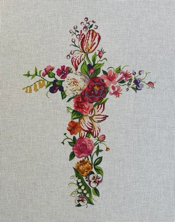 Floral Cross  IF242