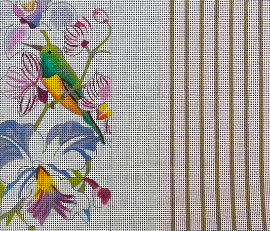 Bird/White Orchids  EY216