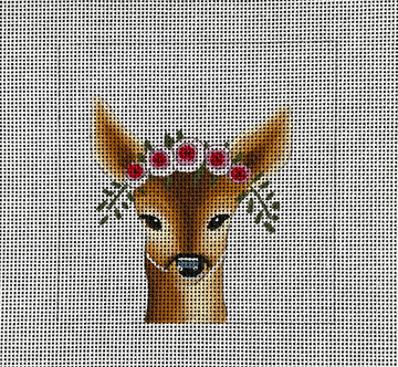 Deer with Floral Crown  IN075