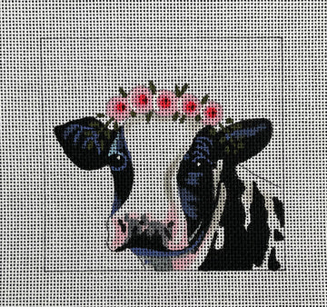 Dairy Cow with Floral Crown  IN079