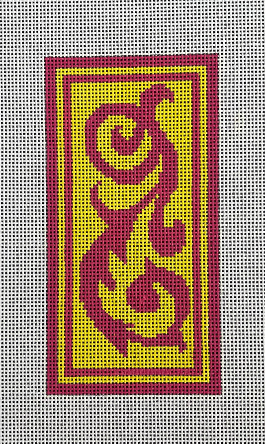 Yellow And Pink Swirl  EY106