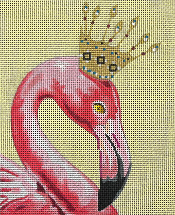 Flamingo with Crown  LEE40