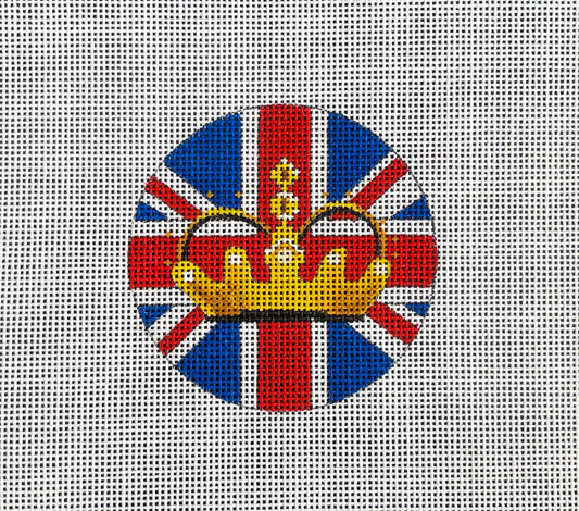Traditional British Flag with Crown  IN364