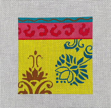 Yellow/Pink Pattern  IN223