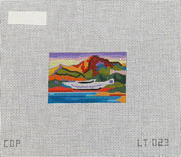 Airplane Over Landscape  LT023