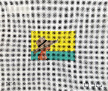 Sunhat with Yellowith Bkgd  LT006
