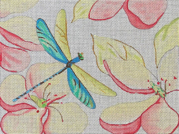 Dragonflies/Magnolias  FF216